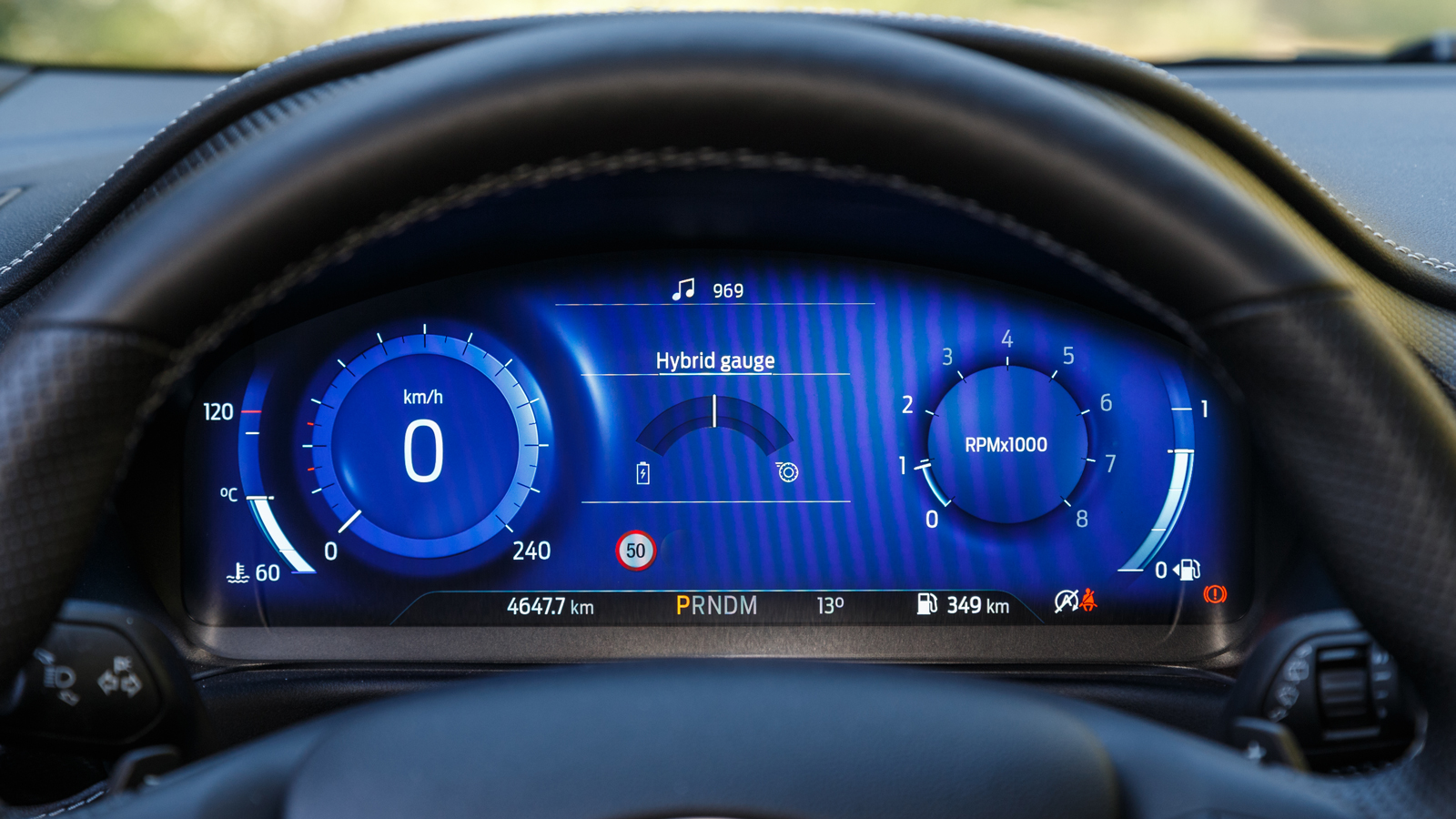 O ψηφιακός πίνακας οργάνων 12,3 ιντσών διαφοροποιείται ανάλογα με το οδηγικό mode

